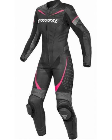 LADIES MOTORBIKE COWHIDE LEATHER SUIT