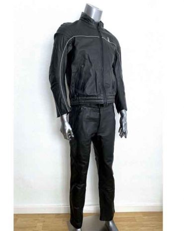 BMW Motorcycle Black Leather Suit