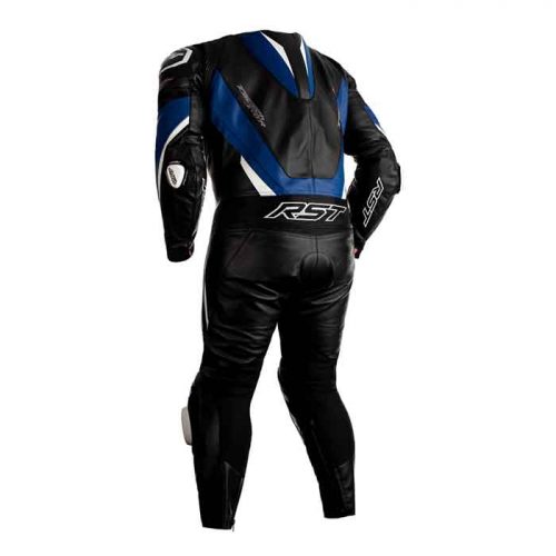 RST Tractech Evo R Motorcycle Leather Suit – Black / Blue / White MotoGp Collection Free Shipping