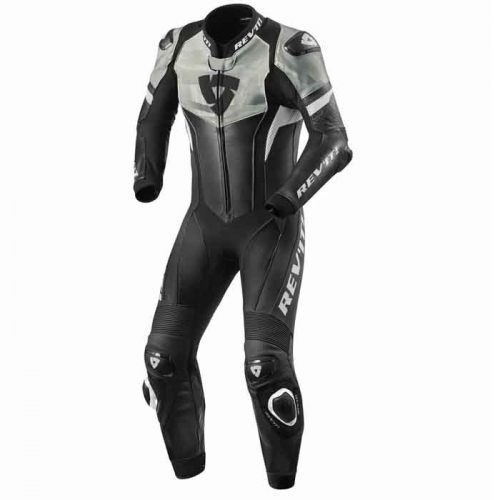 Revit Hyperspeed Motorbike Leather Suit Black / White MotoGp Collection Free Shipping