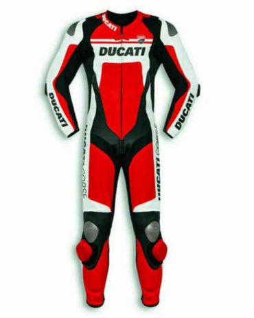DUCATI CORSE MOTORCYCLE LEATHER RACING BIKERS SUIT MotoGp Collection Free Shipping