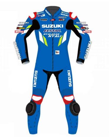 Custom Made Suzuki Motorcycle Leather Racing Suit