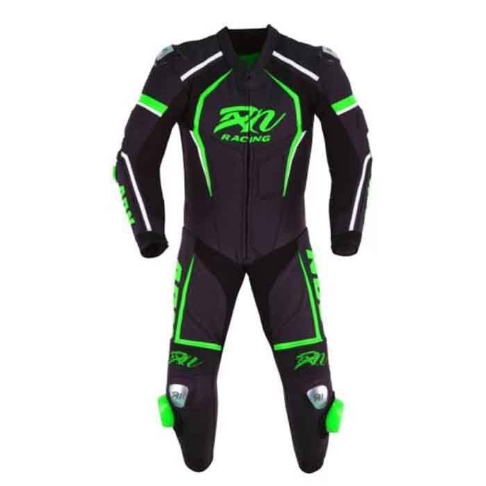 Motorbike Motorcycle 1.3mm Thick Leather Street Racing Suit CE APPROVED