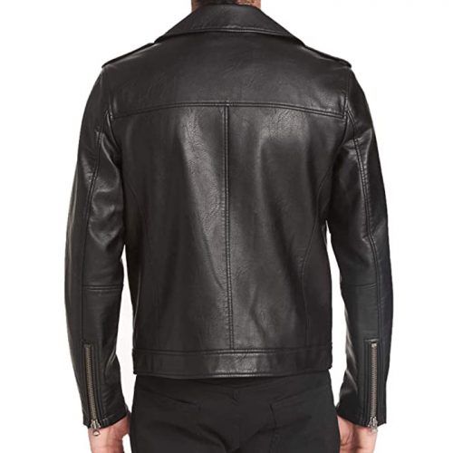 Levi’s Men’s Faux Leather Motorcycle Jacket MotoGp Jackets Free Shipping
