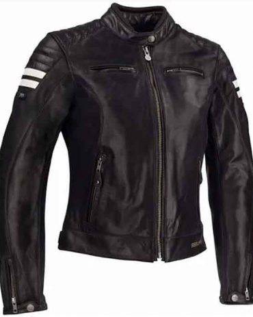 SEGURA STRIPE CE LEATHER LADIES JACKET Motorcycle Collection Free Shipping