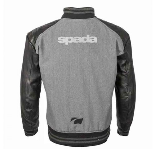 Gray Men’s Motorcycle Leather Jacket MotoGp Jackets Free Shipping