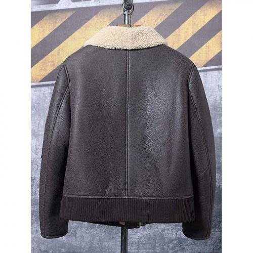 Custom B3 Leather Men’s Winter Jacket B3 Leather Jacket Free Shipping