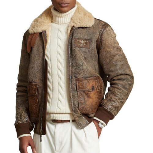 Icelandic Shearling Leather Jacket Fashion Jackets Free Shipping