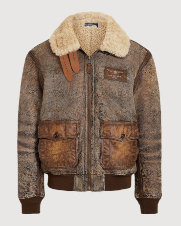 Icelandic Shearling Leather Jacket Fashion Jackets Free Shipping