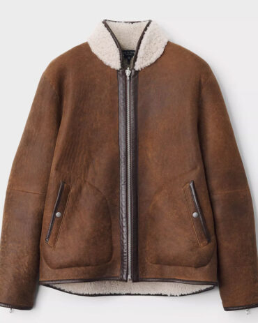 Rag & Bone Elliot Shearling Leather Jacket Fashion Jackets Free Shipping