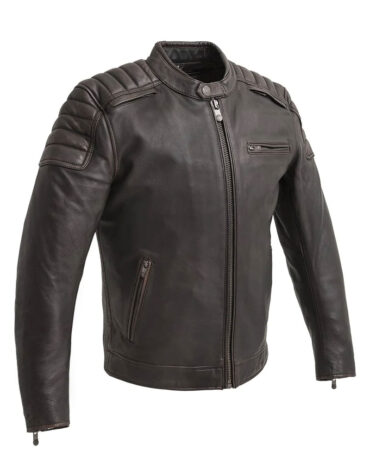 Beige-Crusader-Men's-Motorcycle-Leather-Jacket