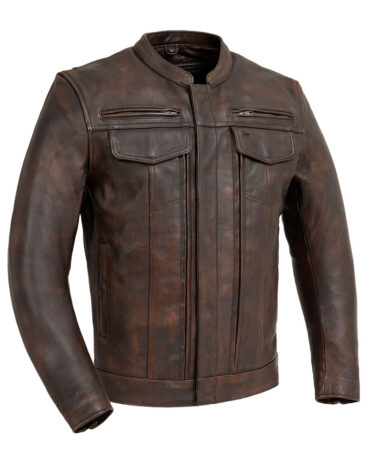 Classic Leather Motorcycle Jacket Motorcycle Collection Free Shipping