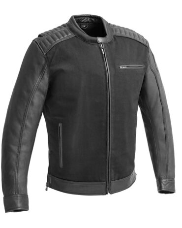 Daredevil Men’s Motorcycle Twill Leather Jacket Motorcycle Collection Free Shipping