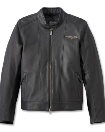 Men’s 120th Anniversary Revelry Harley Davidson Leather Jacket Motorbike Collection Free Shipping