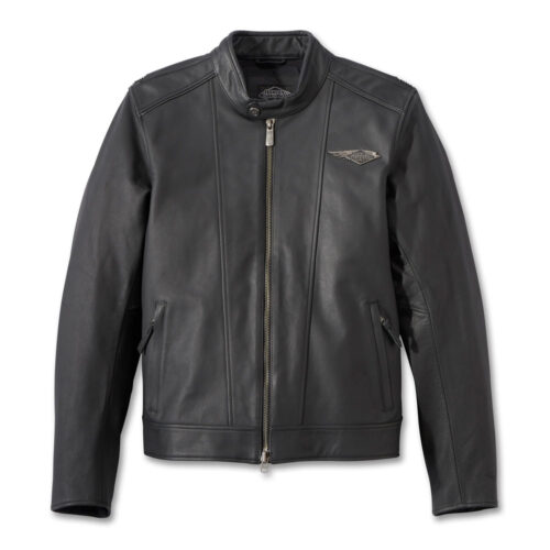 Men’s 120th Anniversary Revelry Harley Davidson Leather Jacket Motorbike Collection Free Shipping
