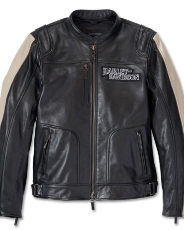 Men’s Enduro Harley Davidson Screamin’ Eagle Leather Jacket Motorcycle Collection Free Shipping