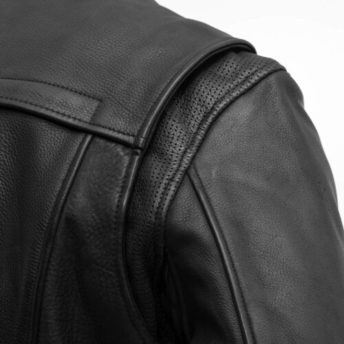 Revolt Mens Leather Riding Jacket Motorcycle Collection Free Shipping