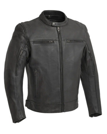 Top Performer Men’s Motorcycle Leather Jacket Motorcycle Collection Free Shipping