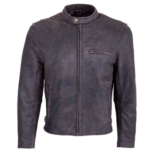 Distressed Leather Motorcycle Jacket Motorcycle Collection Free Shipping