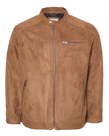 Jack-Jones-Brown-Leather-Jacket