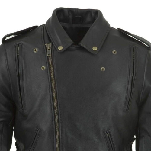 Men’s Classic Motorcycle Jacket Motorcycle Collection Free Shipping