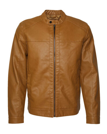 Only-&-Sons-Racer-Leather-Jacket