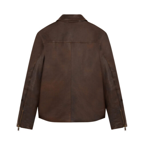 Chevignon Cocoa Trooper Leather Jacket Fashion Jackets Free Shipping