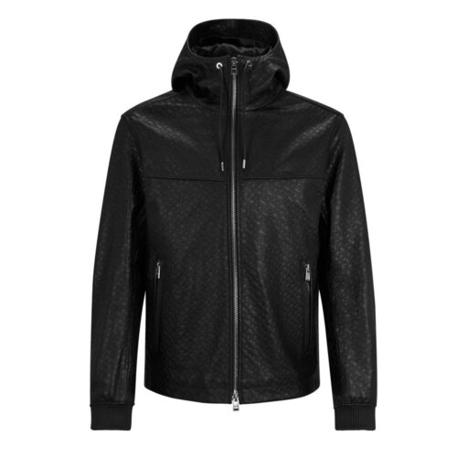 Hugo Boss Relaxed-Fit Hooded Jacket Fashion Jackets Free Shipping
