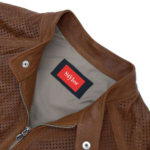 Tan Nappa Brown Vintage Leather Jacket Fashion Jackets Free Shipping