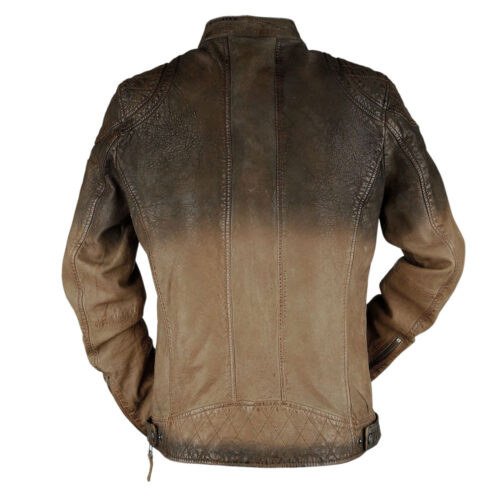 Dark Brown Arne Slim Fit Lamov Leather Jacket Fashion Jackets Free Shipping