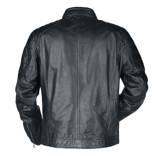 Gipsy GB Derry Laorv Black Leather Jacket Fashion Jackets Free Shipping