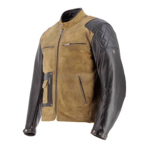 Helston’s MotoExpert Rag Suede Leather Jacket Fashion Jackets Free Shipping