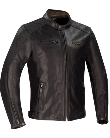 Segura Black Leather Motorcycle Jacket Fashion Jackets Free Shipping