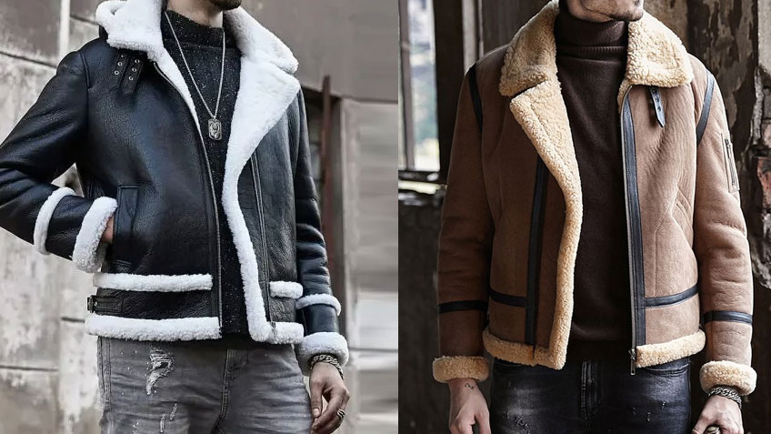 Shearling Biker Jackets