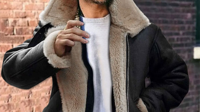 Shearling Lined Leather Coats