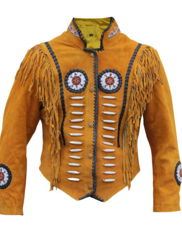 Suede Leather Fringe Jacket