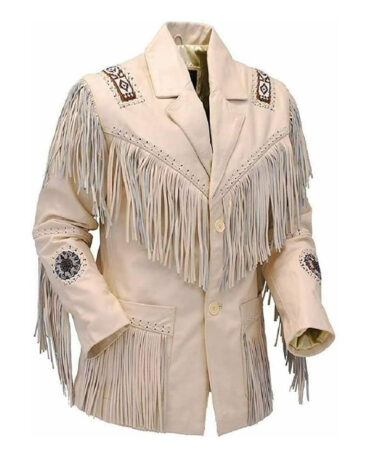 Fringed Leather Cowboy Jacket