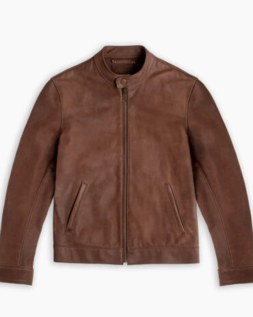 Classic Brown Racer Jacket