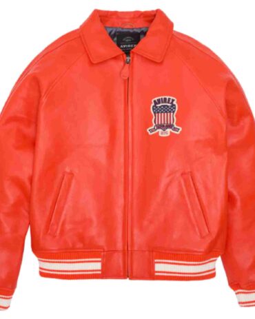 Iconic Genuine Bomber Biker Leather Jacket Fashion Jackets Free Shipping