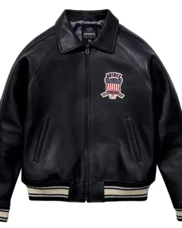 Avirex New Men’s Flight Leather Jacket – Elevate Your Wardrobe with Timeless Aviation Style Fashion Jackets Free Shipping