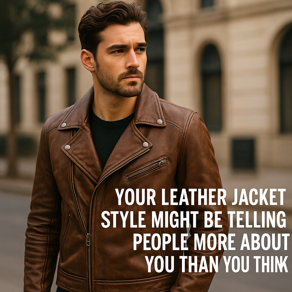 Leather Jacket Style Might Be Telling People
