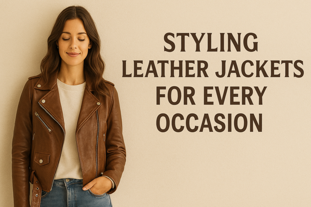Styling Leather Jackets for Every Occasion